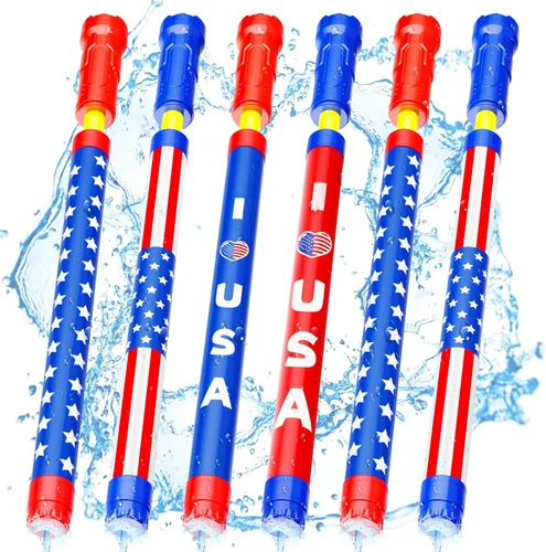 Miniatura 9 de Pistola de agua para niños y adultos: 3 pistolas de agua para exteriores para niños de 3-4-5-8-12 años a granel, divertido juguete de chorros