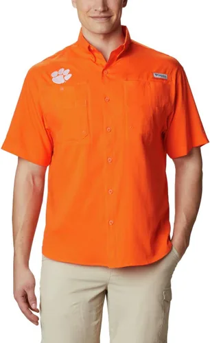 Miniatura 8 de Columbia NCAA Camisa Tamiami de Manga Corta para Hombre Universitaria Tallas Grandes y Altas Fla - Azul