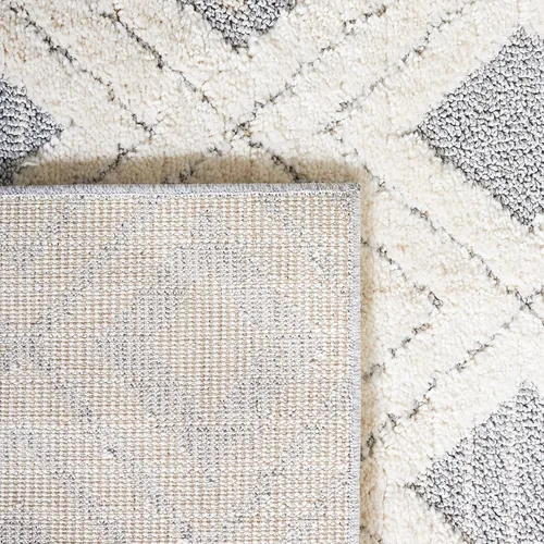 Miniatura 8 de MARTHA STEWART x SAFAVIEH MSR0728A - Alfombra de 8 x 10 pies, color blanco/gris claro, no desprende pelusa, para sala de estar, comedor y dormitorio