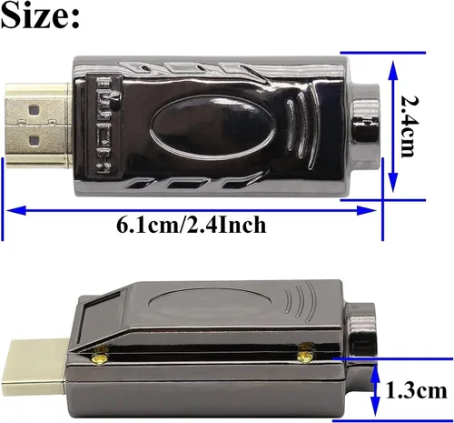 Miniatura 2 de Adaptador de terminal de tornillo HDMI sin soldadura, módulo HDMI macho sin soldadura, caja de conexiones, conector de cable HD, módulo de señal