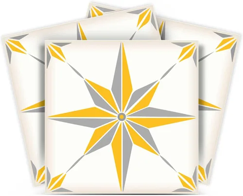 Miniatura 22 de Adhesivos para azulejos Mi Alma, 24 unidades, Talavera, plantillas de pared, calcomanías para despegar y pegar, fácil aplicación, ideal para baño