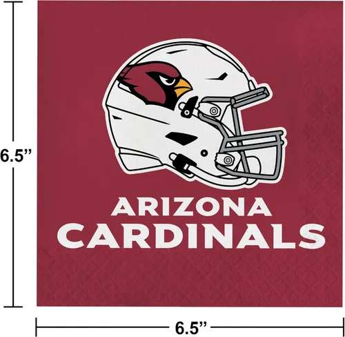 Miniatura 3 de Kit de vajilla Arizona Cardinals, 49 unidades, con licencia