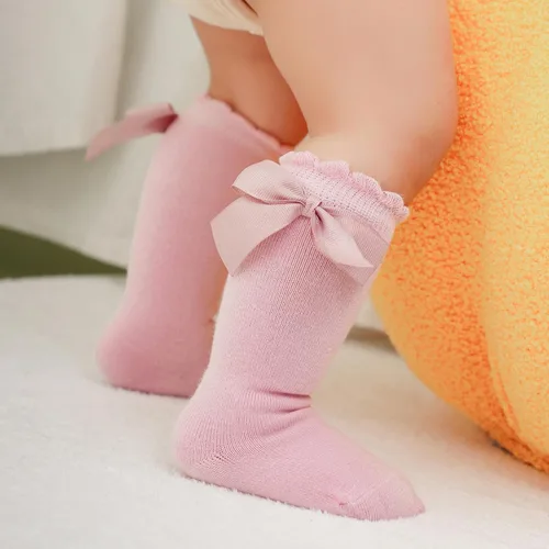 Miniatura 68 de DRESHOW BQUBO - Calcetines de punto para bebé, calcetines de algodón para niñas pequeñas