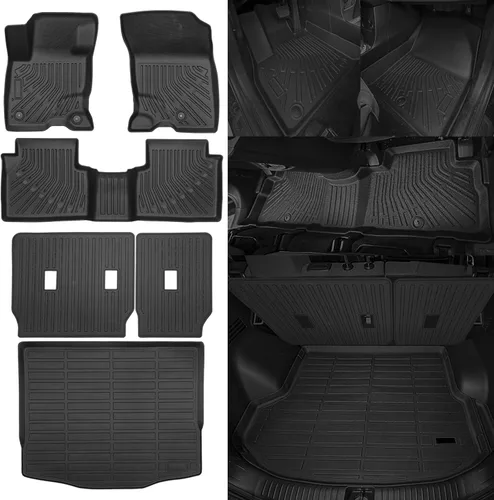 Miniatura 67 de Alfombrillas de piso Naibeve para Ford Edge 2015 2016 2017 2018 2019 2020 2021 2022 2023 2024 2025 - Ajuste personalizado para todo clima