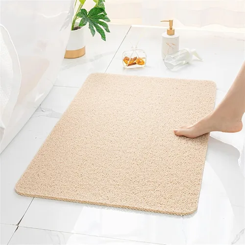 Secure Mat, tapete antideslizante para bañera, lo último en antideslizante, tapete de ducha para bañera, ducha, baño (beige, 15.75 x 23.62 pulgadas)