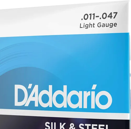 Miniatura 4 de D'Addario EJ40, cuerdas de seda y acero para guitarra folclórica, 11-47