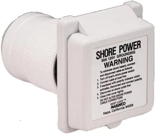 Miniatura 4 de Marinco 30 Amp y 50 Amp Tomacorrientes Marinos de Costa