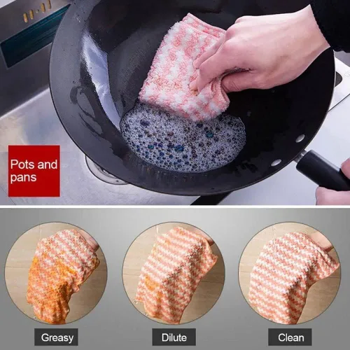 Miniatura 4 de Yoovat Straseapoit Trapo de limpieza de microfibra, paños de limpieza de microfibra súper absorbentes, toallas reutilizables multifunción para 10