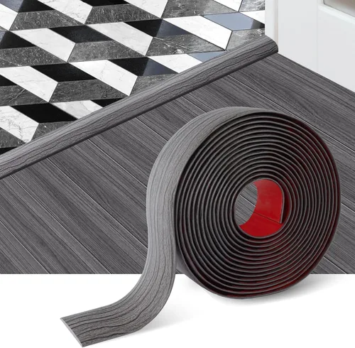Miniatura 13 de Tira de transición de piso autoadhesiva, tiras para cubierta de piso, laminado de vinilo de 2" de ancho, divisores planos para transiciones, diseño