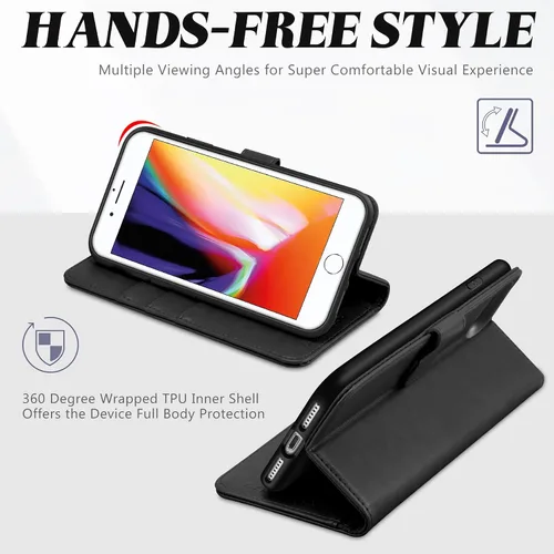 Miniatura 4 de TUCCH - Funda tipo cartera para iPhone 8 Plus