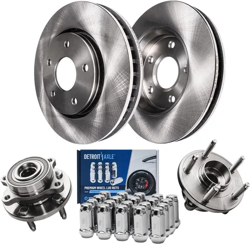 Miniatura 47 de Detroit Axle - Rotores de freno de disco delantero + pinza de freno lateral del pasajero de repuesto para Honda Odyssey Acura MDX, juego de 3 piezas
