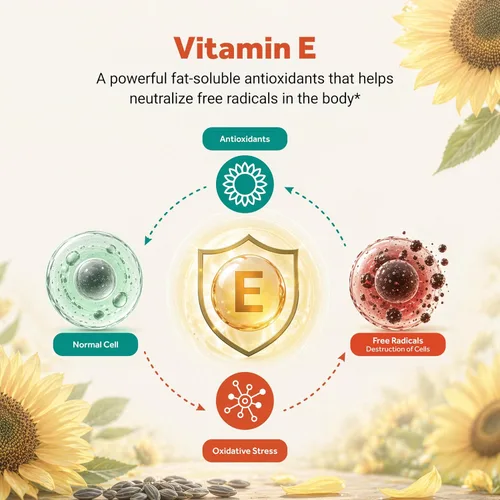 Miniatura 6 de Naturalis Vitamina E de girasol de 670 mg (1000 UI) con tocoferoles mixtos Vitamina esencial para la piel y apoyo inmunológico Sin OMG, sin soja