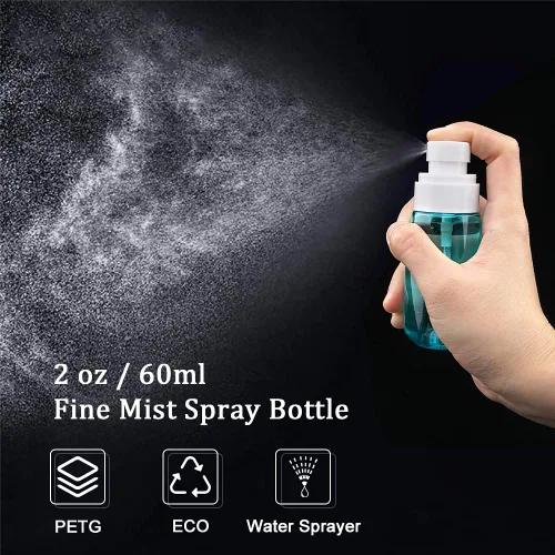 Miniatura 2 de Cosywell Botellas Pulverizadoras de Niebla Fina Aprobadas por la TSA de 2oz 60ml Paquete de 4 Botellas de Aerosol de Niebla Fina a Prueba de Fugas 4