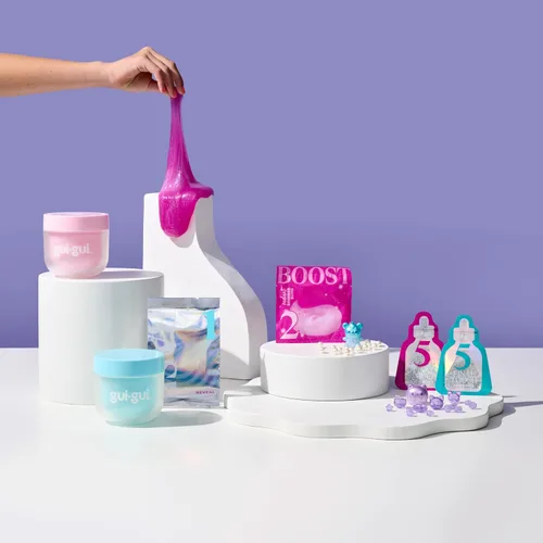 Miniatura 2 de Kit de Slime Gui Gui - Paquete de 2 Slimes Perfumados, Mantequilla y Nube, Proceso de Bricolaje de 5 Pasos para Personalizar tu Ultimate Slime