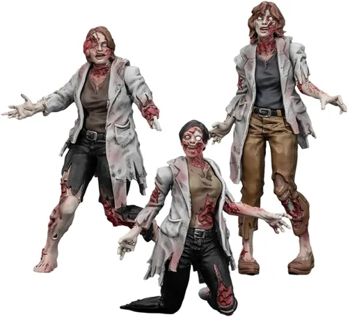 Miniatura 9 de JOYTOY Dark Source Zombie - Figura de Acción 1/25, 11 piezas con articulaciones móviles y desmontables, figuras de zombi en miniatura