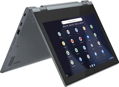 Lenovo Flex 3 Chromebook 11.6" HD 2 en 1 - Laptop con pantalla táctil, Intel Celeron N4020, 4 GB de RAM, 64 GB eMMC, Abyss Blue