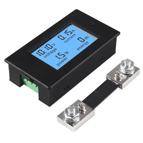 Miniatura 2 de DC 6.5-100V 0-100A 12V 24V 36V 48V 60V 72V Volt Amp Watt Medidor Pantalla LCD Digital Voltaje de corriente Medidor de energía Multímetro Amperímetro