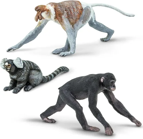Miniatura 5 de Safari Ltd. Primates TOOB - Figuras de varios monos - Divertido juguete educativo para niños, niñas y niños a partir de 3 años