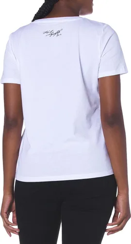 Miniatura 4 de Karl Lagerfeld Paris Women's Short Sleeve Graphic Logo Tee