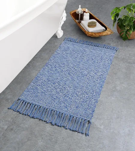 Miniatura 52 de Collive Alfombra Larga para Pasillo de 2.6' x 7', Alfombras Lavables para Interiores de Entrada, Alfombras de Cocina Trenzadas Tejidas Beige/Crema