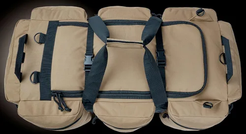 Miniatura 28 de Bolsa de lona militar grande de 100 L, bolsa de lona para despliegue, equipo deportivo, bolsa de equipaje de viaje con correas desmontables para AT