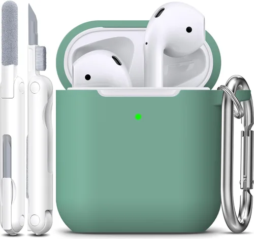 Miniatura 67 de Funda para AirPods con llavero, protección completa, de silicona, accesorios para AirPods, funda para hombres, mujeres y adolescentes, con estuche