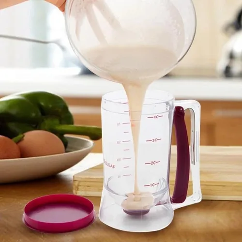 Miniatura 2 de Cupcakes Dispensador de panqueques para galletas, magdalenas, gofres para hornear, dispensador de masa, dispensador de crema, dosificador de taza