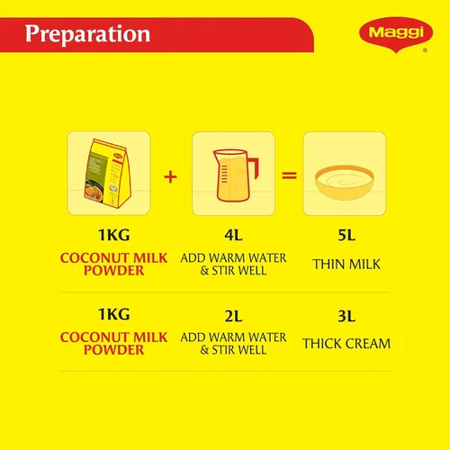 Miniatura 6 de Maggi Leche de coco en polvo 1kg (2.2lb)