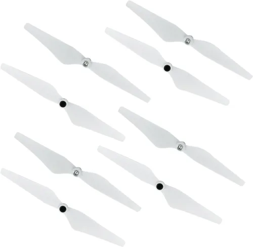 FLYPIG 4 pares 9450 autoapriete Drone Hélices CW/CCW para DJI Phantom 3 Profesional, avanzado, estándar, Phantom 2/2 Vision+/3/FC40/E300 Drone Blanco