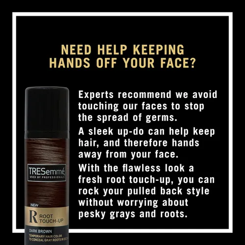 Miniatura 7 de TRESemmé Spray para retoque de raíces, color marrón claro y marrón oscuro, para cubrir las raíces temporales, sin amoníaco ni peróxido, 2.5 onzas