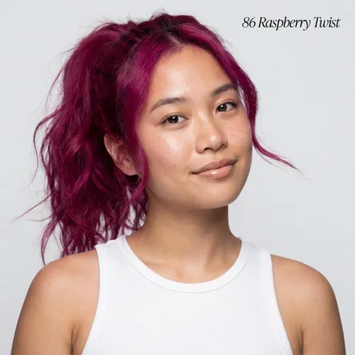 Miniatura 2 de Adore Tinte semipermanente rojo para el cabello, vegano y libre de crueldad, 4 onzas líquidas, 086 Raspberry Twist (paquete de 2)