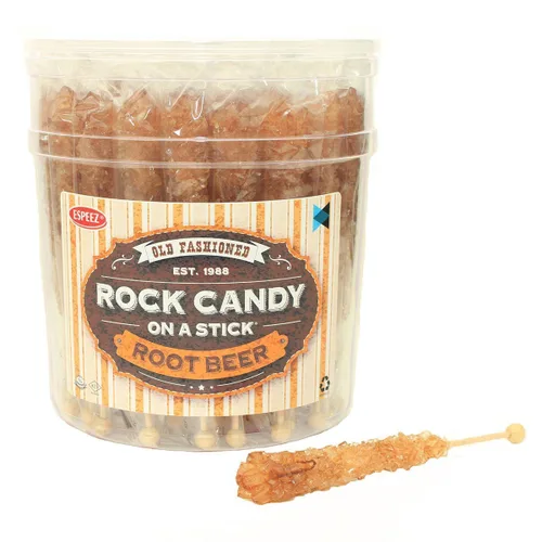 Miniatura 39 de Palitos de caramelo de roca extragrandes: 12 paletas de cereza rosa – envueltas individualmente – Palitos de caramelo de roca de cristal