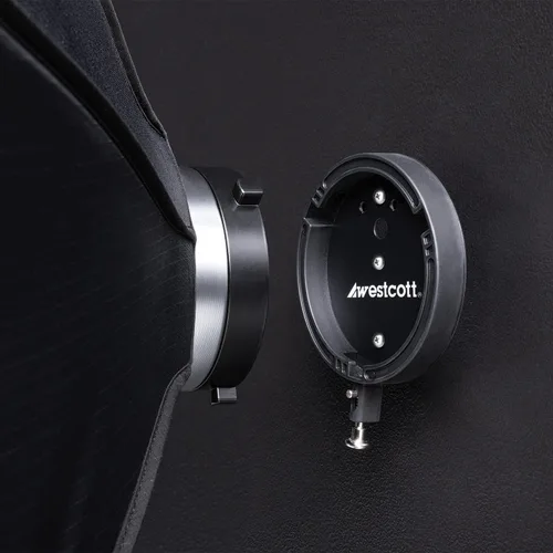 Miniatura 6 de Westcott Lindsay Adler - Flotador de montaje en pared Speedring - Almacena y organiza softboxes, modificadores de luz y reflectores en estudios