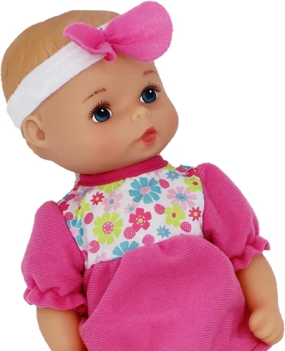 Miniatura 4 de Baby's First Bathtime Baby Softina en Rosa y Floral Jumper con Diadema a Juego y Piel con Sensación Tan Real - Seguro para Niños de 1 Año en Adelante