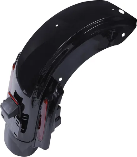 Miniatura 7 de TCT-MOTORPARTS Alforjas alargadas de 5 pulgadas con tapas de altavoces de 5x7" y sistema de guardabarros trasero LED para Harley Touring Street Road