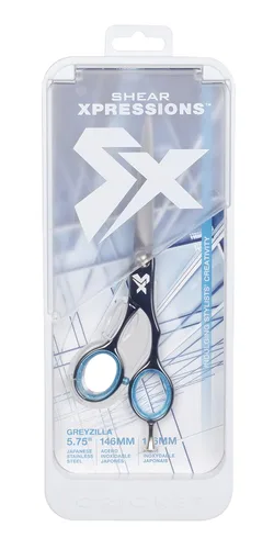 Miniatura 2 de Cricket Shear Xpressions - Tijeras profesionales de corte de pelo de 5.75 pulgadas, tijeras de barbero, acero inoxidable japonés, silenciador