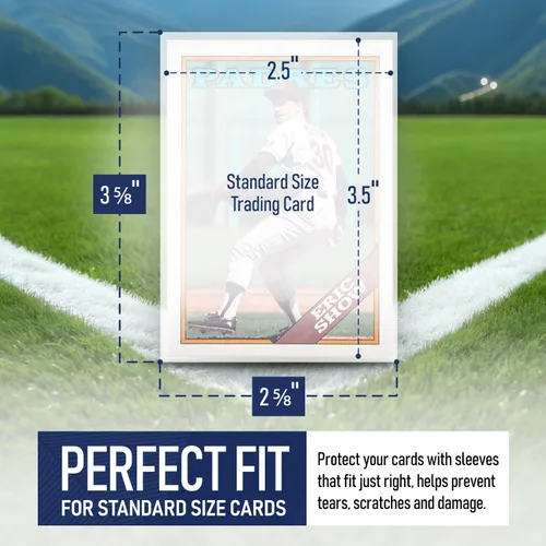 Miniatura 4 de Premium Penny Sleeves for Trading Cards Soft Trading Card Sleeves for Baseball Cards, Ultra Clear Plastic Pro Sports Card Sleeve, Football, MTG