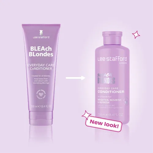 Miniatura 5 de Lee Stafford Acondicionador Daily Blonde Bleach Blondes Daily Care – Lo mejor para neutralizar los tonos amarillos, iluminar y refrescar para un