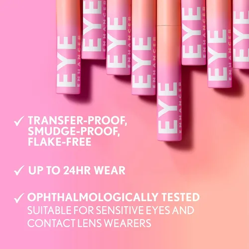 Miniatura 4 de CoverGirl Potenciador de ojos, marrón baya, rímel 3D, cepillo de fibra curvada, cera de elevación a base de plantas, para todo tipo de pestañas, uso