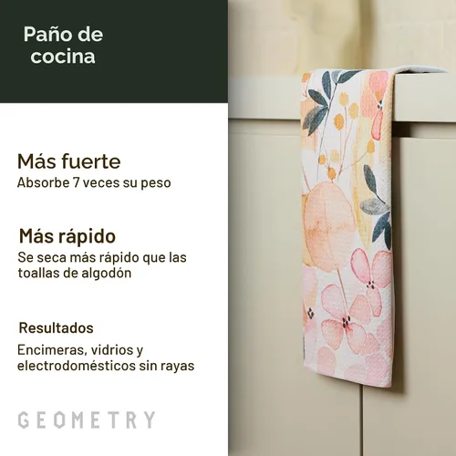Miniatura 2 de Paños de Cocina de GEOMETRY - Toallas de Té Rápido Secado de Microfibra para Cocina Sleepy Fields, 45,7 cm x 76,2 cm 1 Paquete Campos soñolientos