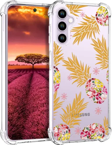 Miniatura 63 de Compatible con Samsung Galaxy S23 - Funda transparente para mujeres y niñas, diseño transparente (formas geométricas de arte abstracto)