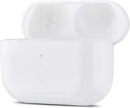 OLEBAND Funda de carga de repuesto para Airpods Pro 2 y 1: fácil de emparejar tus auriculares Air pods Pro con botón de emparejamiento, soporta