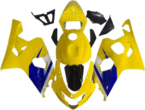 Miniatura 11 de Kit de carenado de plástico ABS para Suzuki 2004 2005 GSXR600 GSXR750 K4, carenados de inyección, kit de carrocería completa Rojo Negro