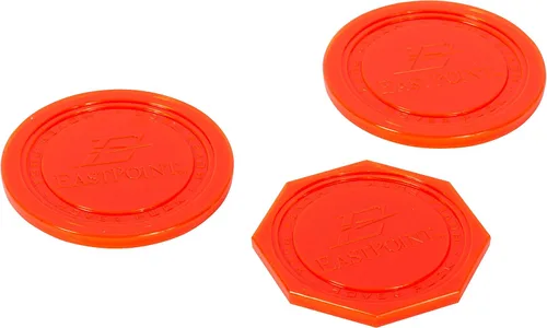 EastPoint Sports Discos de hockey de aire - 3 discos: 2 redondos + 1 octagonal, discos de repuesto para mesa de hockey de aire