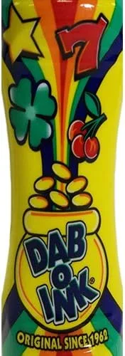 Miniatura 2 de Dab-O-Ink Una docena de 3 oz amarillo Bingo Dauber
