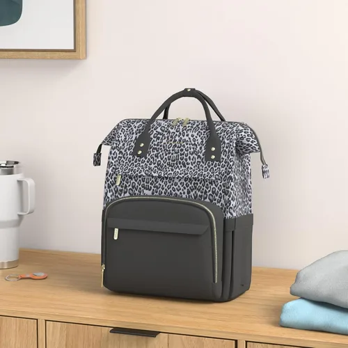 Miniatura 2 de LOVEVOOK Mochila universitaria para laptop, mochila de viaje de 15.6 pulgadas para la universidad, mochila de trabajo impermeable para mujer