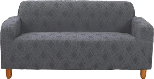 Miniatura 13 de Fundas elásticas para sofá de 1/2/3/4 plazas, funda para sofá biplaza/sillón, funda de sofá modular en forma de L, protector universal de muebles