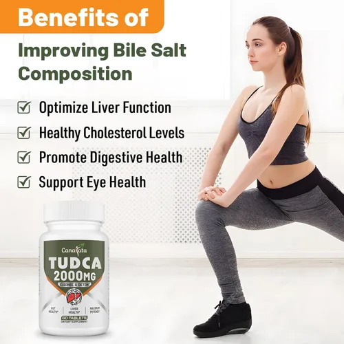 Miniatura 6 de TUDCA - Suplementos hepáticos de 2000 mg – Sales biliares fuertes que apoyan la desintoxicación y limpieza del hígado – Fórmula de salud del hígado