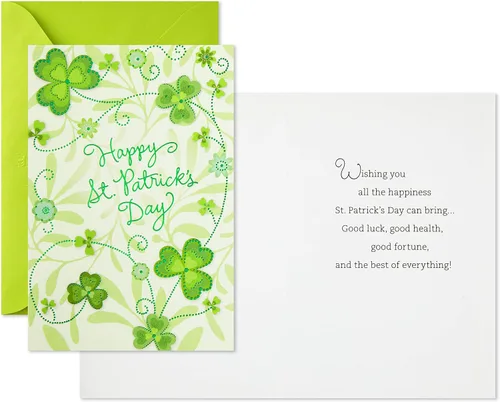 Miniatura 2 de Hallmark Paquete de tarjetas del día de San Patricio, lo mejor de todo (6 tarjetas con sobres) (599STH1004)