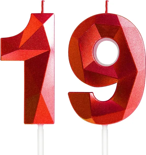 Miniatura 137 de Velas de cumpleaños número 15, velas número 15, velas de feliz cumpleaños de oro rosa para pastel, decoraciones de cobertura de pastel de diseño 3D